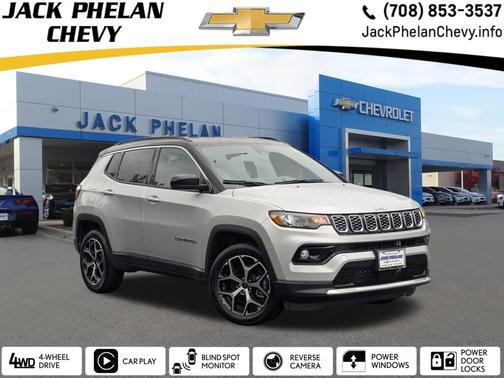Silver Zynith Metallic Clearcoat 2025 Jeep Compass Limited 4x4