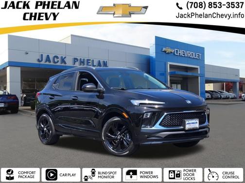 Ebony Twilight Metallic 2024 Buick Encore GX Sport Touring