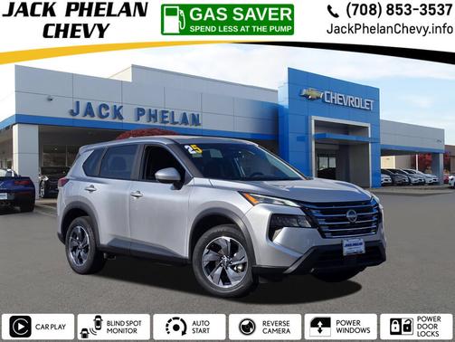 Brilliant Silver Metallic 2025 Nissan Rogue SV FWD