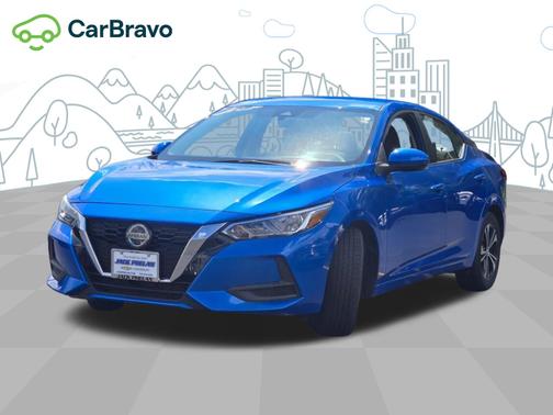 Electric Blue Metallic 2023 Nissan Sentra SV Xtronic CVT