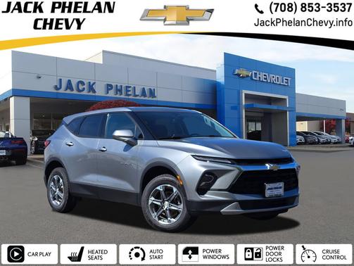 Sterling Gray Metallic 2024 Chevrolet Blazer 2LT