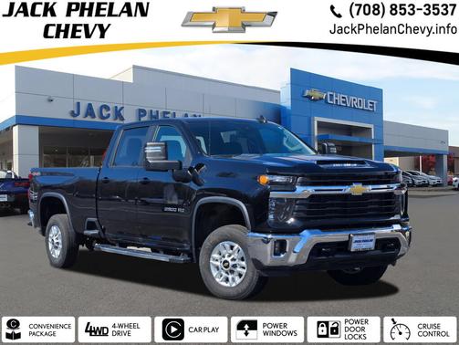 Black 2025 Chevrolet Silverado 2500 LT