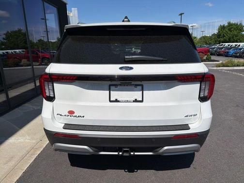 Star White Metallic Tri-Coat 2026 Ford Explorer Platinum