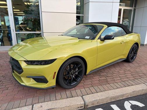 Intense Lime Yellow Metallic 2025 Ford Mustang EcoBoost