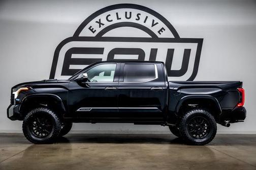 Midnight Black Metallic 2022 Toyota Tundra Hybrid Capstone