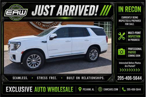 Summit White 2021 GMC Yukon SLT