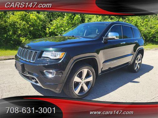 Black Forest Green Pearlcoat 2015 Jeep Grand Cherokee Overland