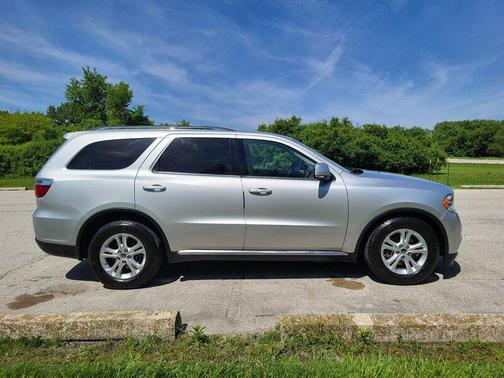 Bright Silver Metallic Clearcoat 2012 Dodge Durango Crew