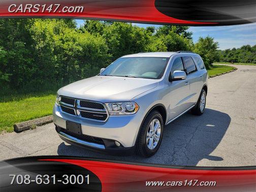 Bright Silver Metallic Clearcoat 2012 Dodge Durango Crew
