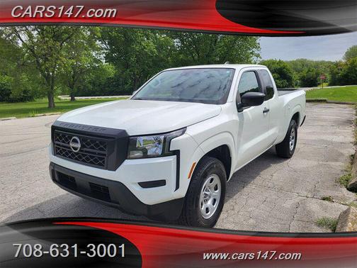 Glacier White 2023 Nissan Frontier S