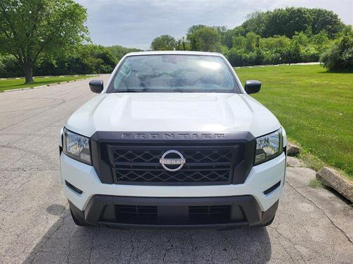 Glacier White 2023 Nissan Frontier S