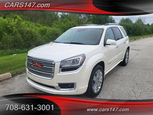 White Diamond Tricoat 2015 GMC Acadia Denali