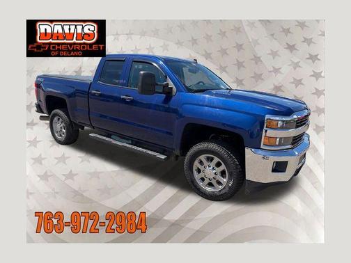 Blue 2015 Chevrolet Silverado 2500 LT