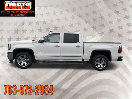 Summit White 2018 GMC Sierra 1500 SLT