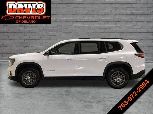 Summit White 2025 GMC Acadia AWD Elevation