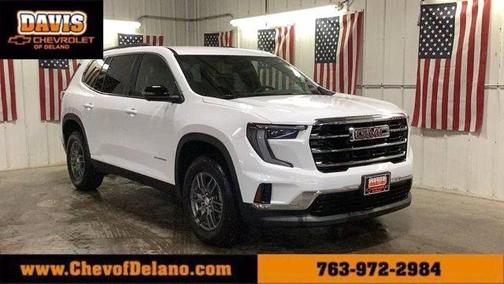 Summit White 2025 GMC Acadia AWD Elevation