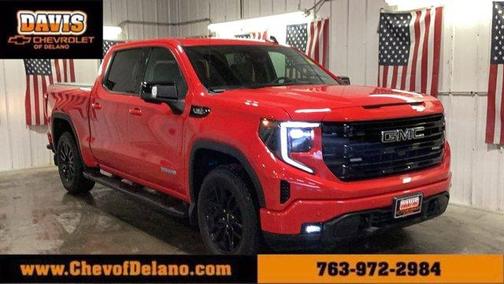 Cardinal Red 2025 GMC Sierra 1500 Elevation