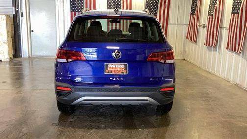 Blue Metallic 2024 Volkswagen Taos 1.5T S