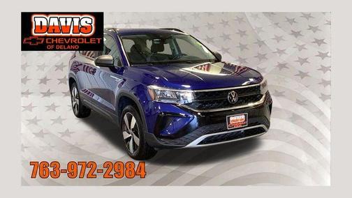 Blue Metallic 2024 Volkswagen Taos 1.5T S
