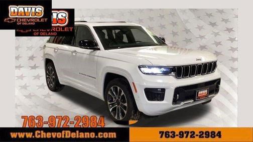 Bright White Clearcoat 2023 Jeep Grand Cherokee Overland