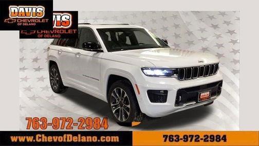 Bright White Clearcoat 2023 Jeep Grand Cherokee Overland
