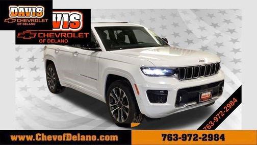 Bright White Clearcoat 2023 Jeep Grand Cherokee Overland