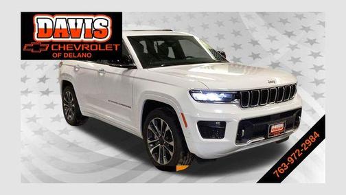Bright White Clearcoat 2023 Jeep Grand Cherokee Overland