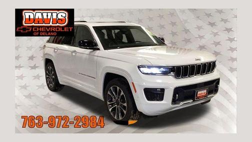 Bright White Clearcoat 2023 Jeep Grand Cherokee Overland