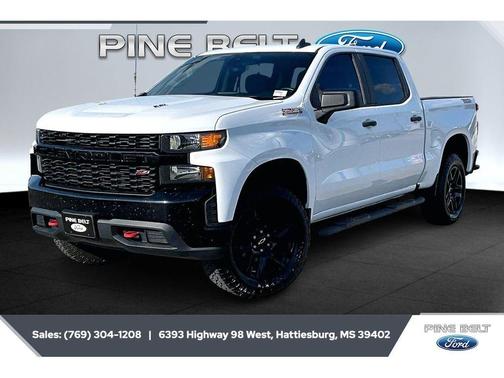 Summit White 2022 Chevrolet Silverado 1500 Limited Custom Trail Boss