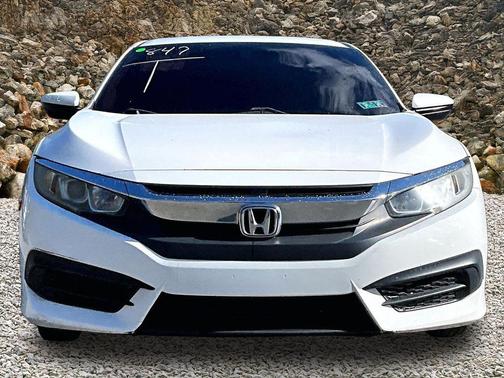 White 2016 Honda Civic LX