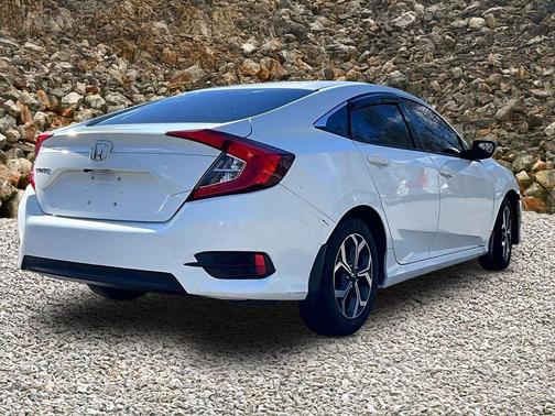 White 2016 Honda Civic LX
