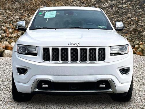 Bright White Clearcoat 2014 Jeep Grand Cherokee Overland