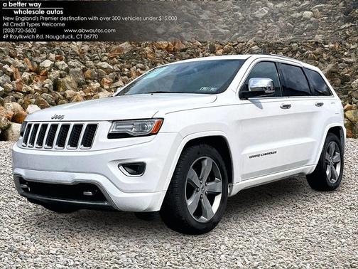 Bright White Clearcoat 2014 Jeep Grand Cherokee Overland