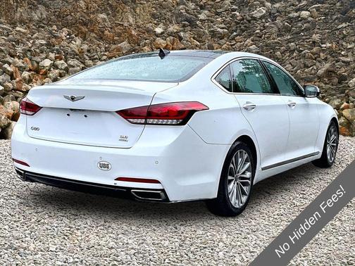 Casablanca White 2017 Genesis G80 3.8