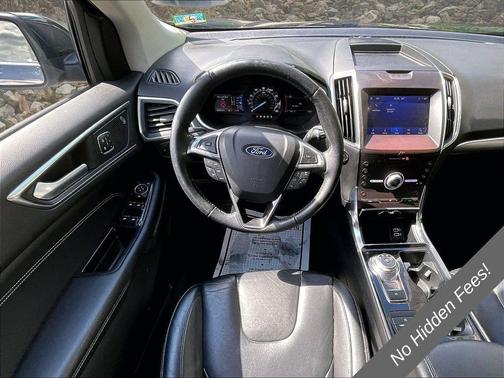 Black 2020 Ford Edge Titanium