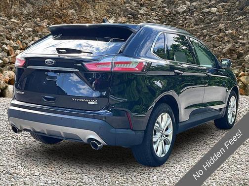 Black 2020 Ford Edge Titanium