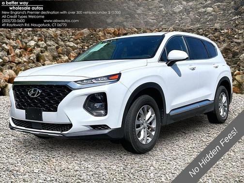 Quartz White 2019 Hyundai SANTA FE SE 2.4