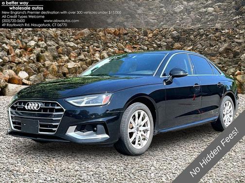 Brilliant Black 2021 Audi A4 40 Premium
