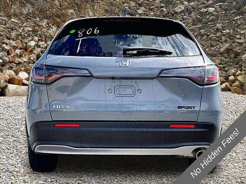 Gray 2024 Honda HR-V AWD Sport