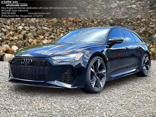 Black 2021 Audi RS 6 Avant 4.0T