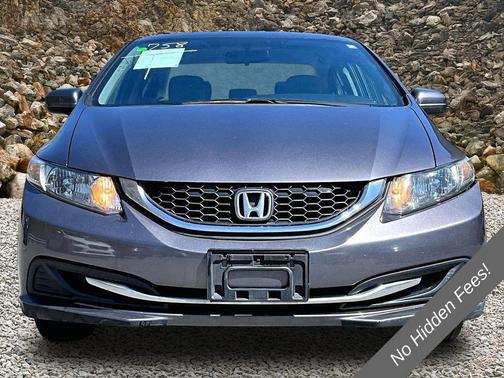 Gray 2014 Honda Civic LX