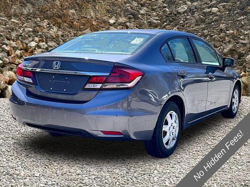 Gray 2014 Honda Civic LX
