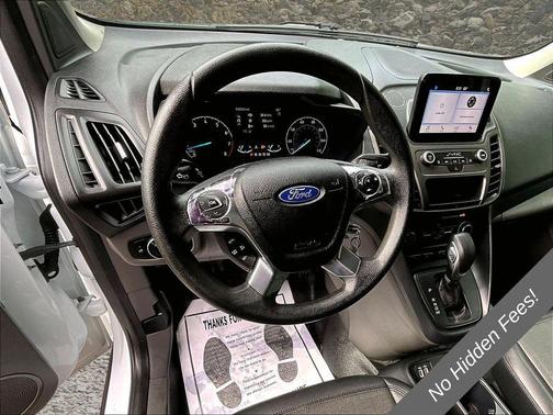 Frozen White 2020 Ford Transit Connect XL Cargo Van