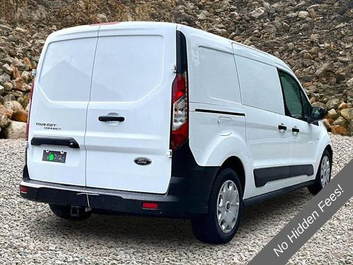 Frozen White 2020 Ford Transit Connect XL Cargo Van