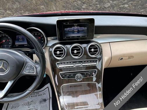 Red 2017 Mercedes-Benz C-Class C 300 4MATIC