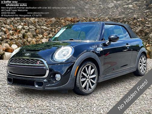 Black 2016 MINI Convertible Cooper S