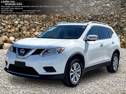 Glacier White 2016 Nissan Rogue SV