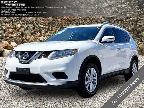 Glacier White 2016 Nissan Rogue SV