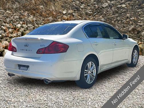 Moonlight White 2012 INFINITI G37x Base