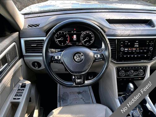 White 2019 Volkswagen Atlas 3.6L SEL
